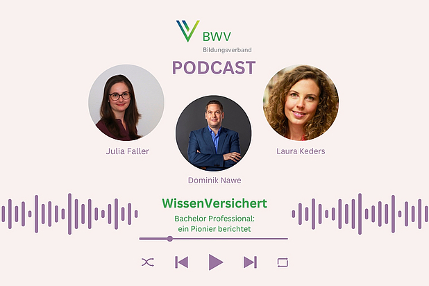 WissenVersichert – Der Podcast für Bildung in der Versicherungsbranche Folge 4: „Bachelor Professional: ein Pionier berichtet“ WissenVersichert – Der Podcast für Bildung in der Versicherungsbranche Folge 4: „Bachelor Professional: ein Pionier berichtet“